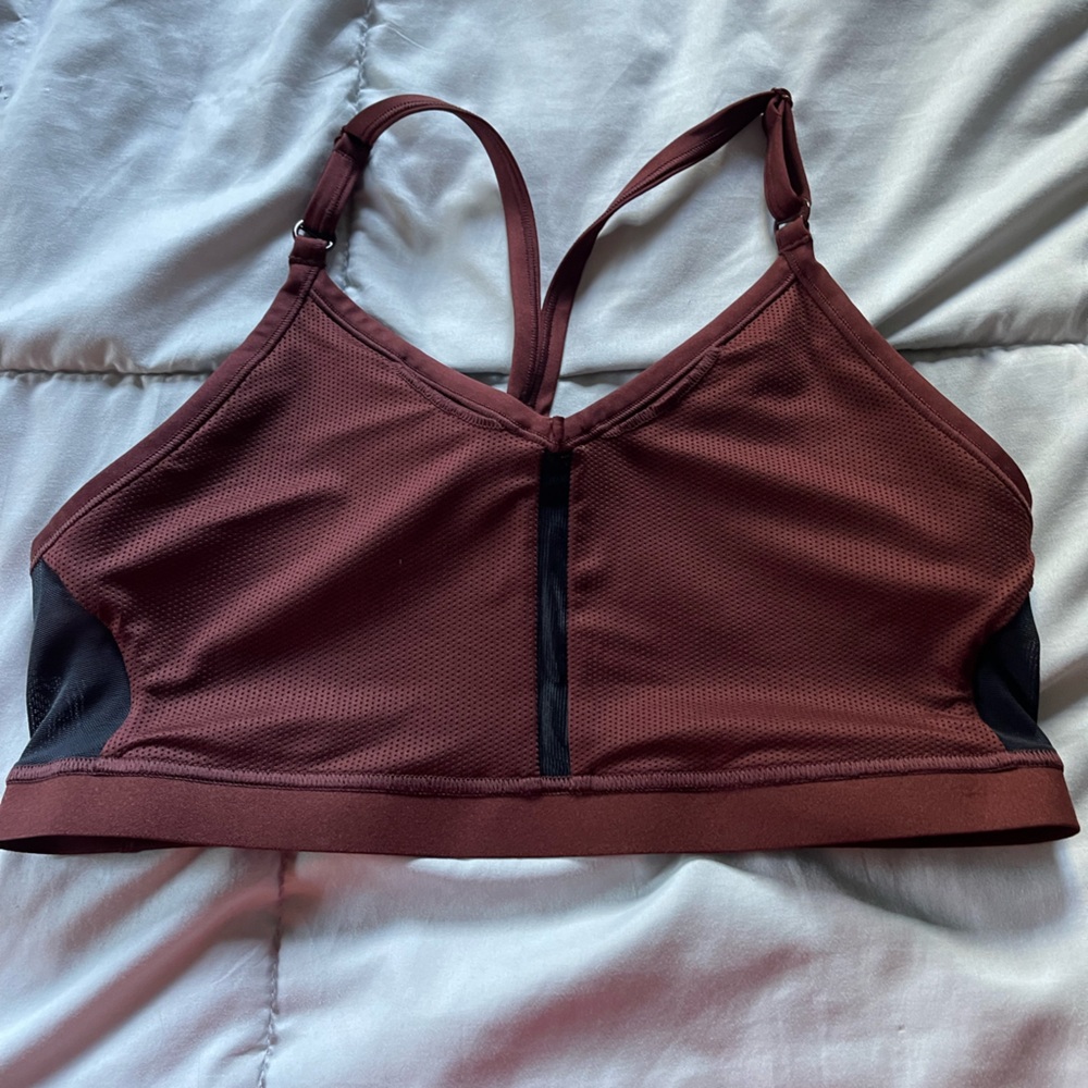 Nike brown and Black Sports Bra